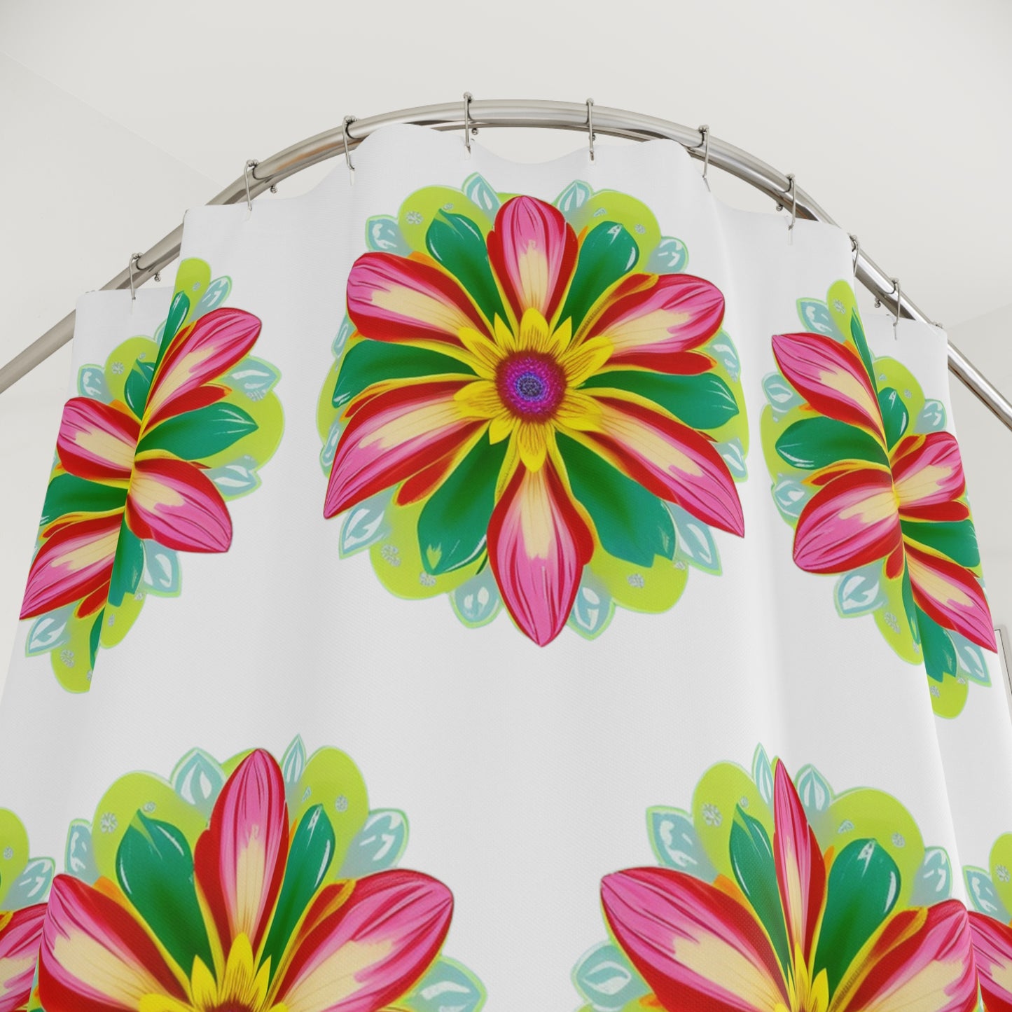 Flower Power Shower Curtain