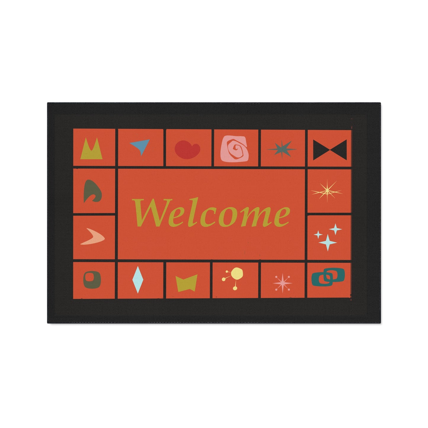 Mid Century Modern Floor Mat
