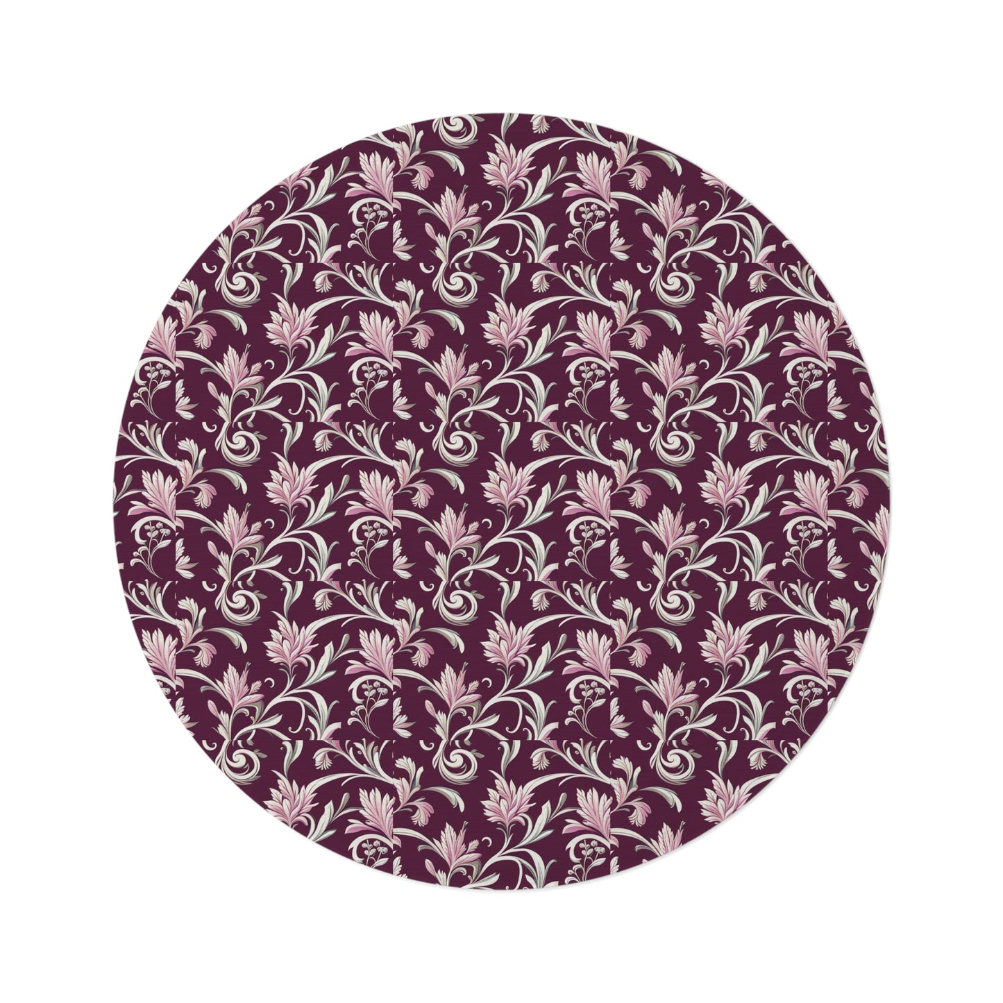 French Rococo Round Rug