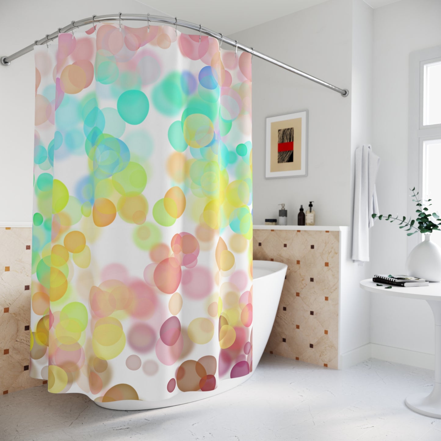 Bokeh Lights Shower Curtain