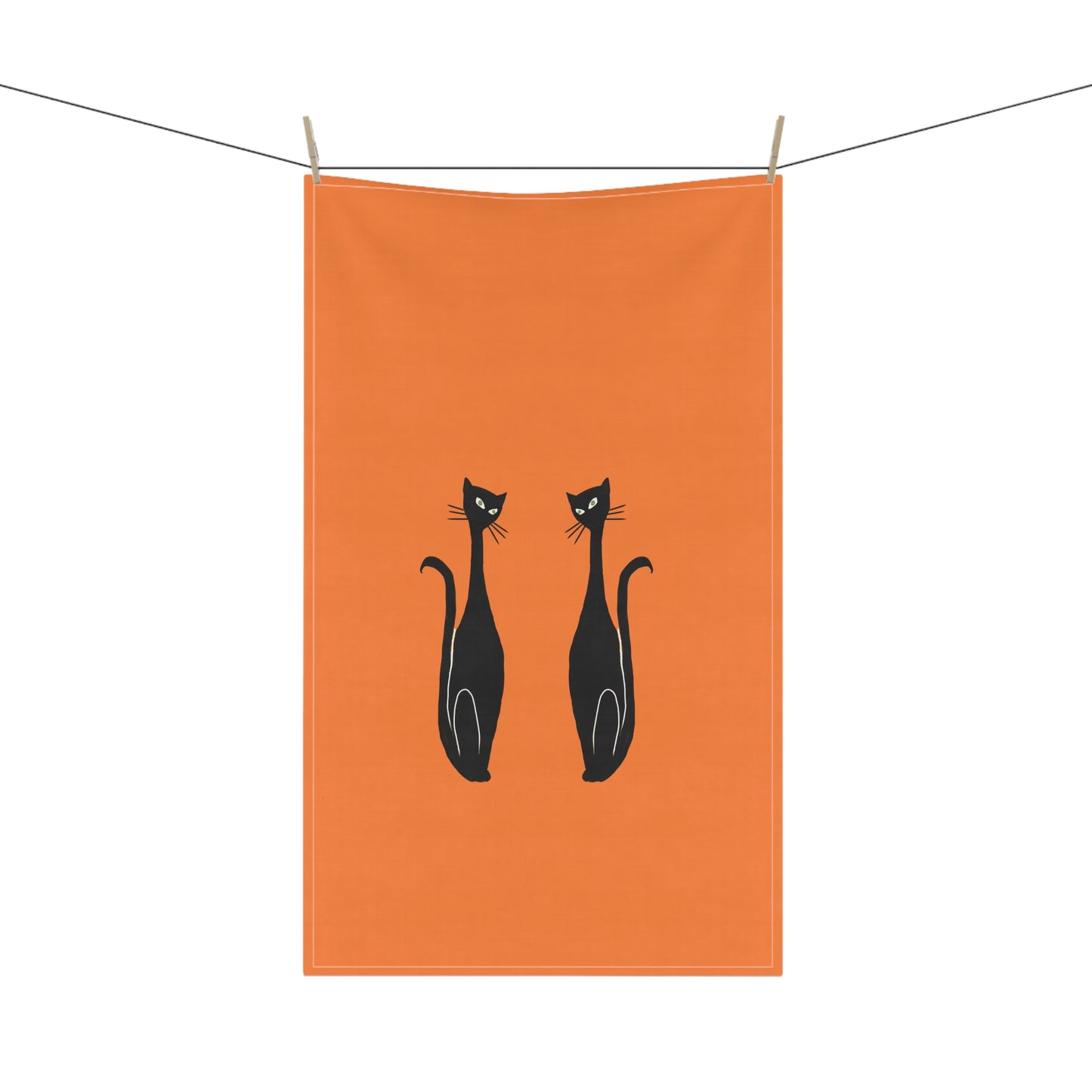 Two Cool Cats Tea Towel