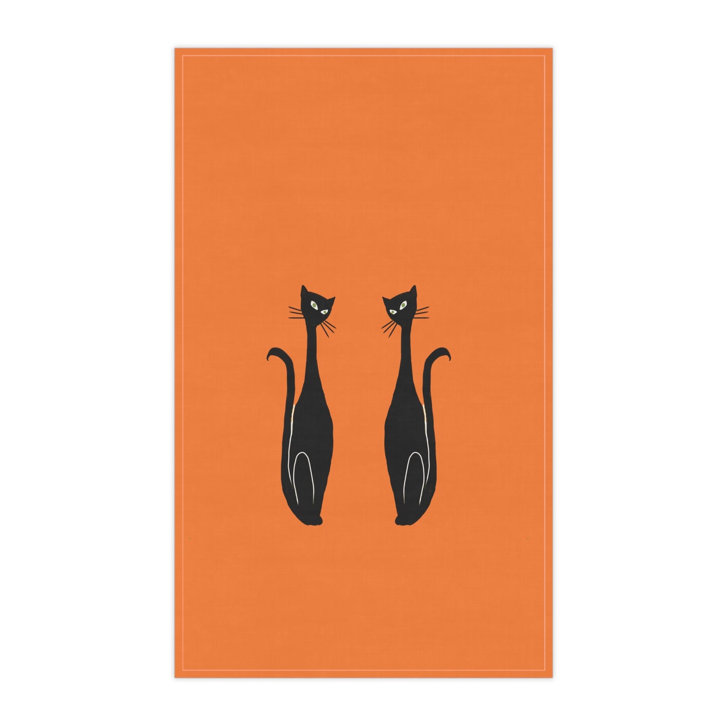 Two Cool Cats Tea Towel