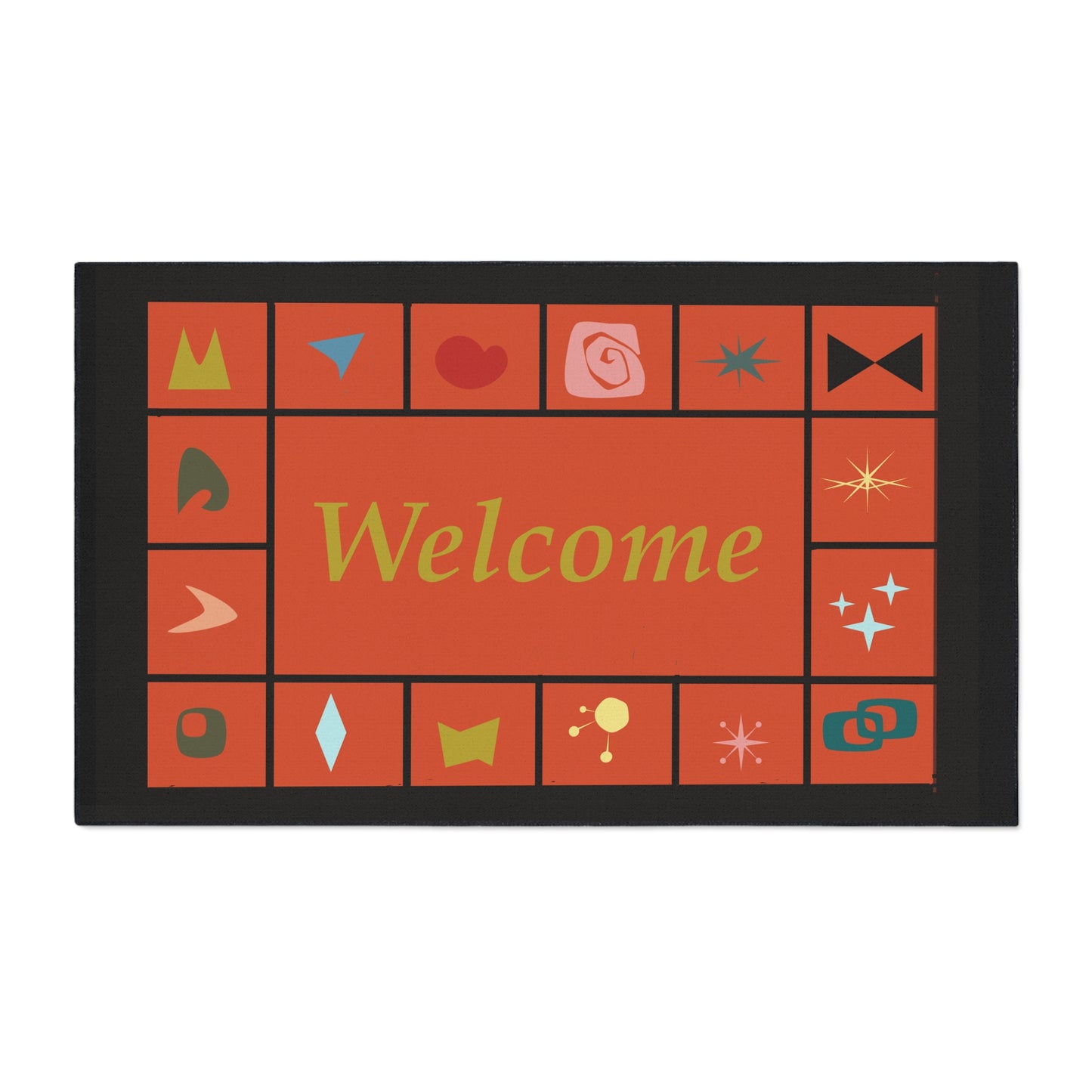 Mid Century Modern Floor Mat