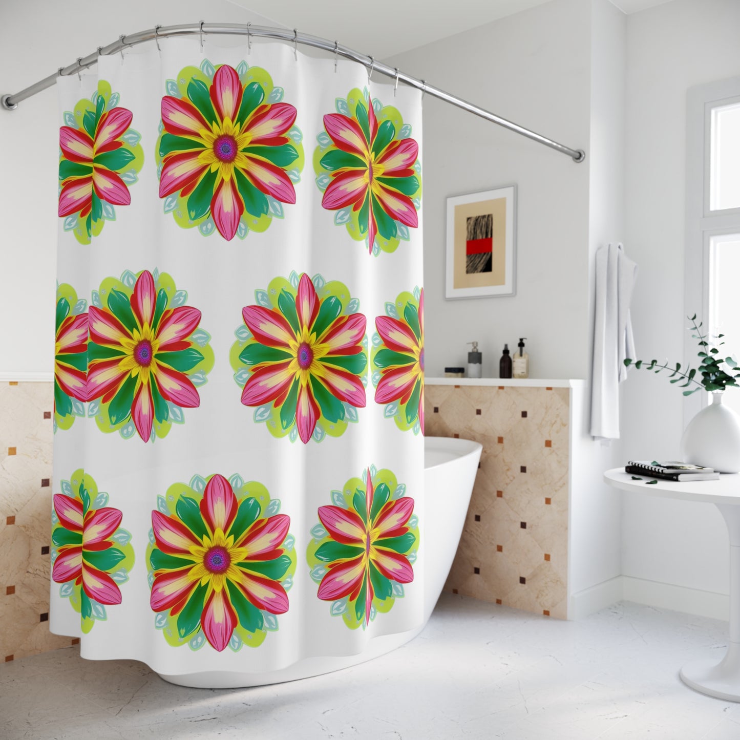 Flower Power Shower Curtain