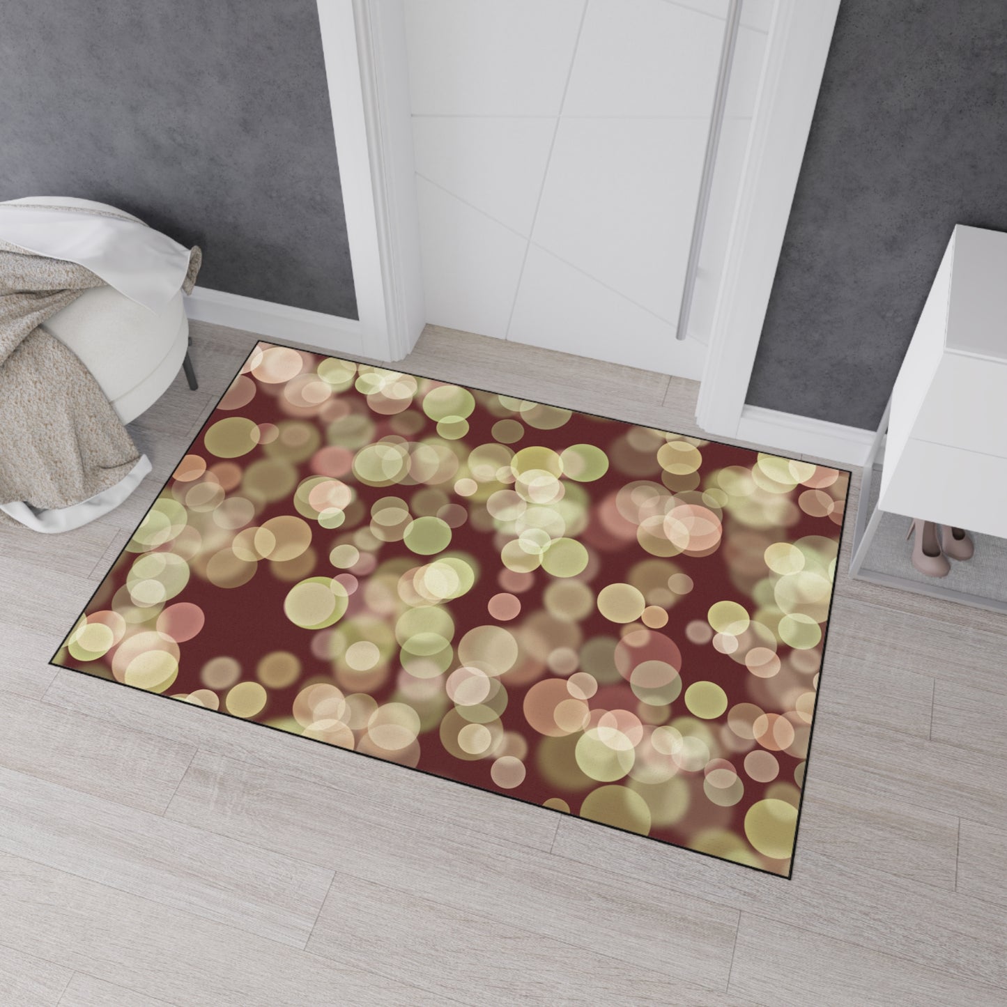 Bokeh Lights Floor Mat