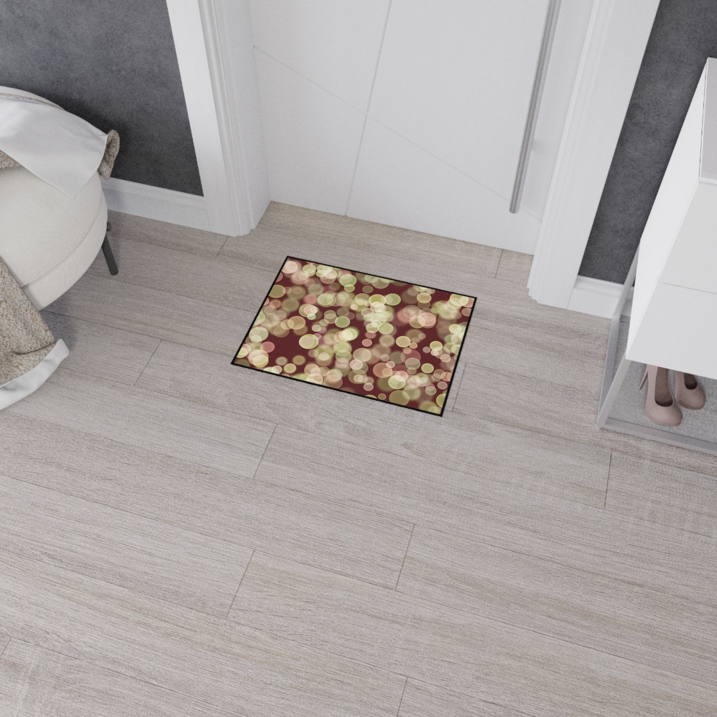 Bokeh Lights Floor Mat