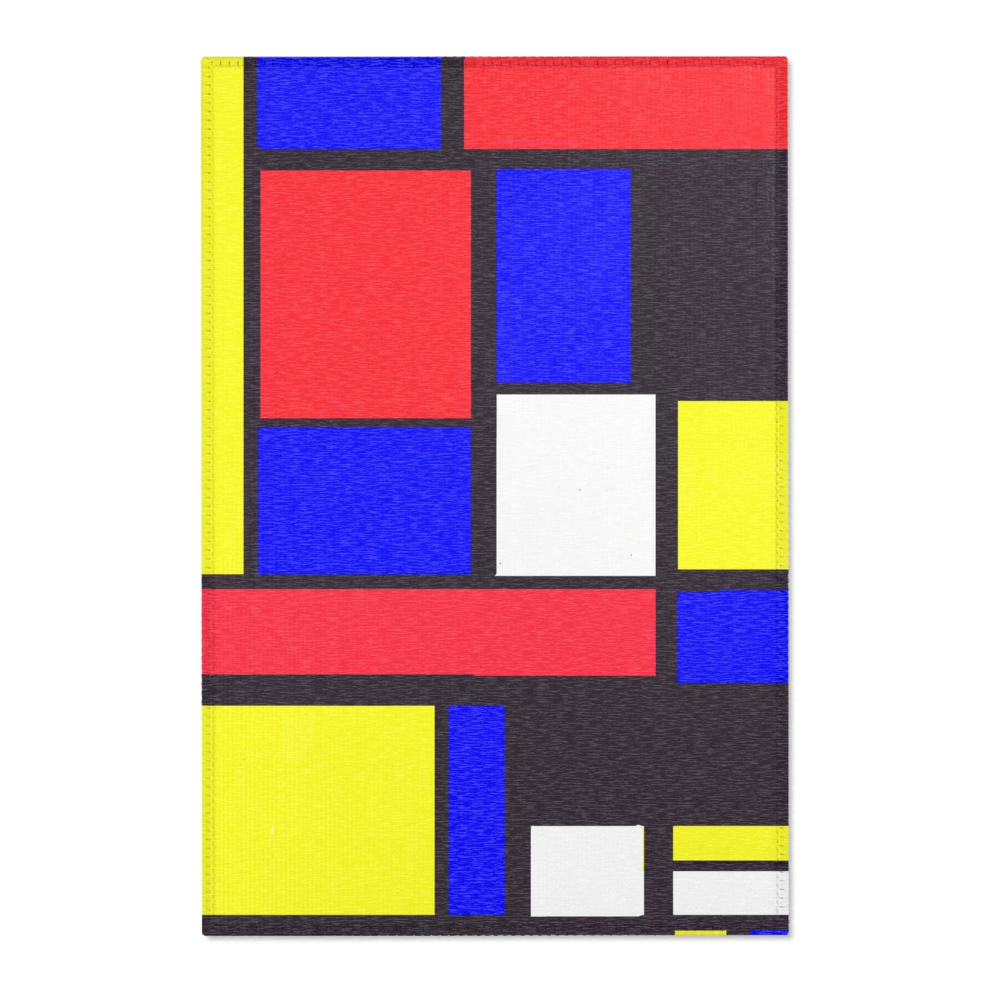 Color Block 60s Area Rug
