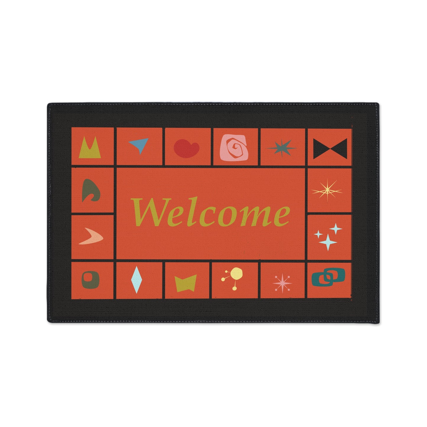 Mid Century Modern Floor Mat