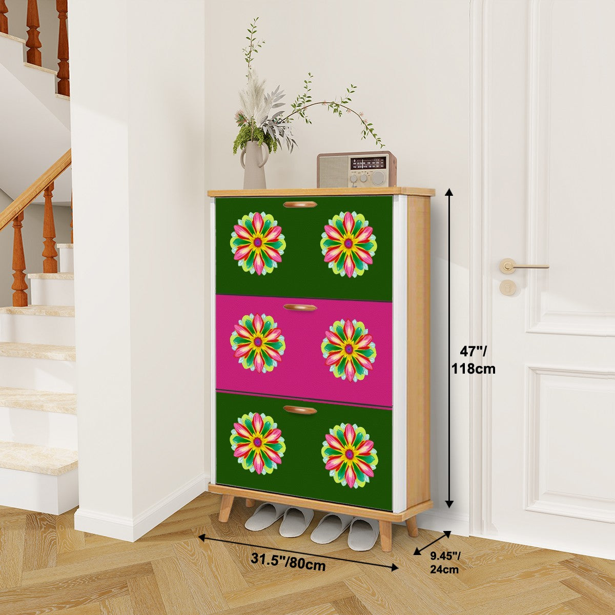 ๐ธ Flower Power Shoe Cabinet ๐ธ