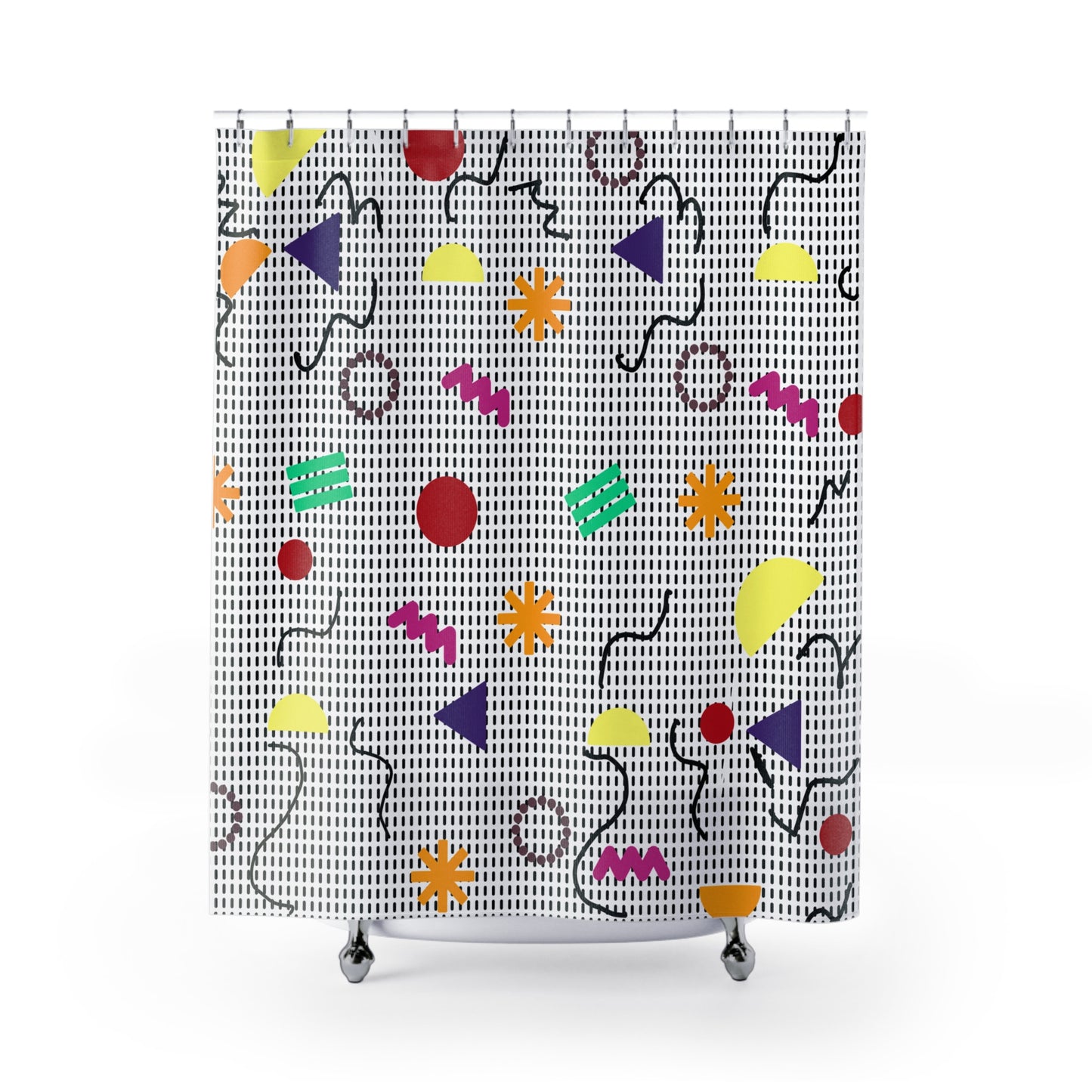 Splashback to the 90s Shower Curtain