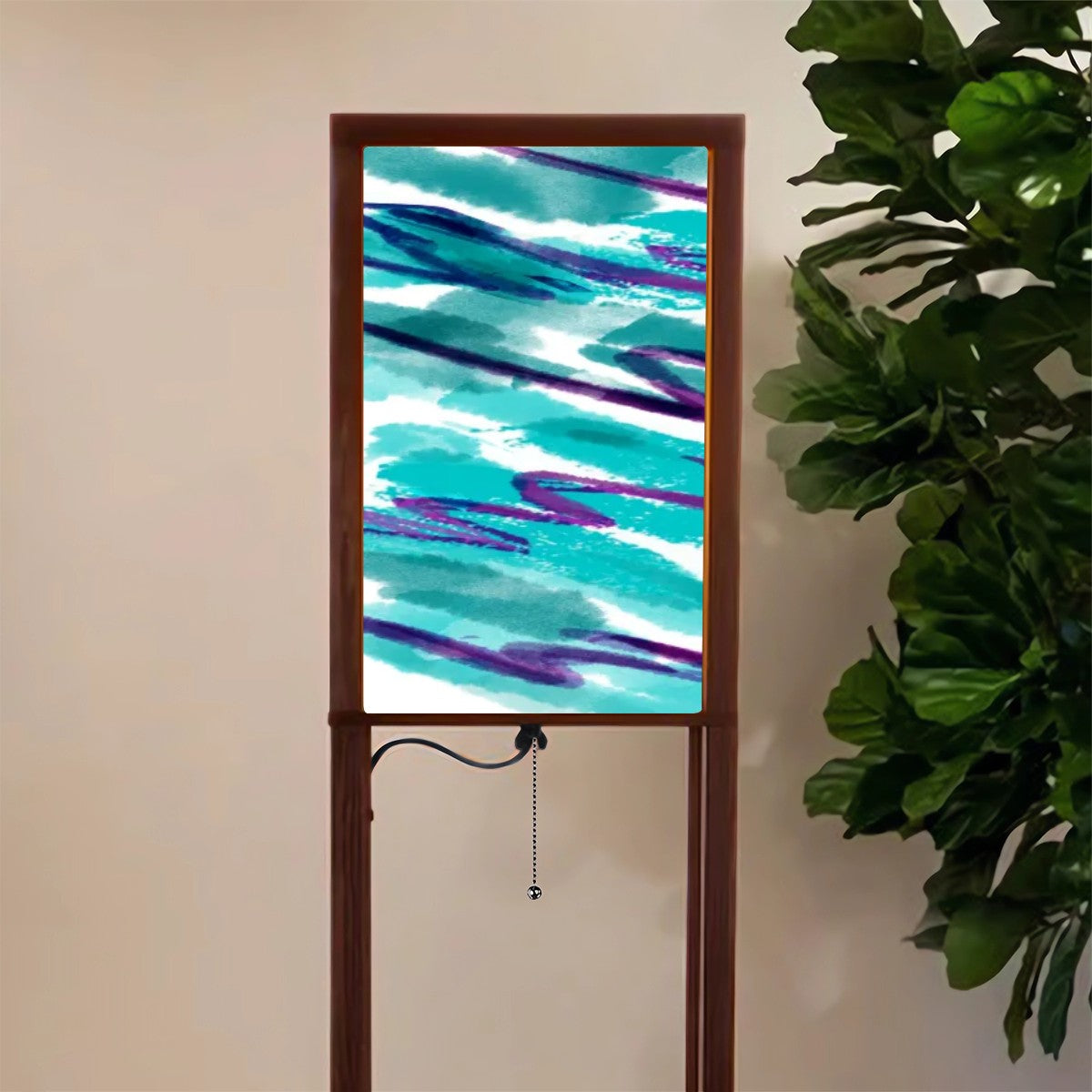 90s Vibe Floor Lamp with Shelves