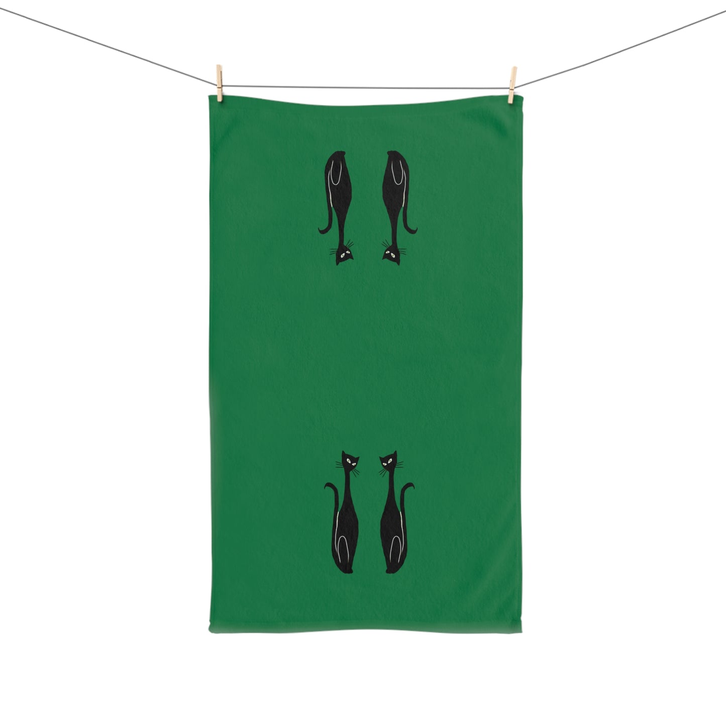 Two Cool Cats Hand Towel