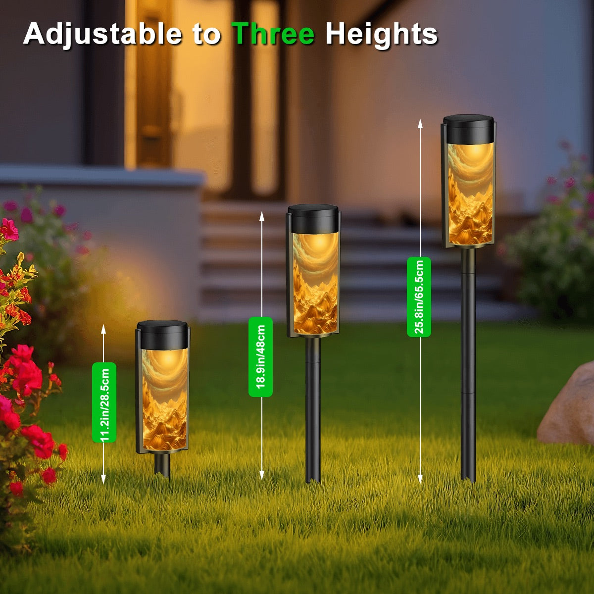 Waves of Gold Outdoor Solar Lights ππ