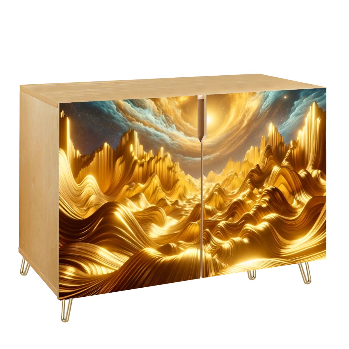 ✨ Waves of Gold Cabinet✨