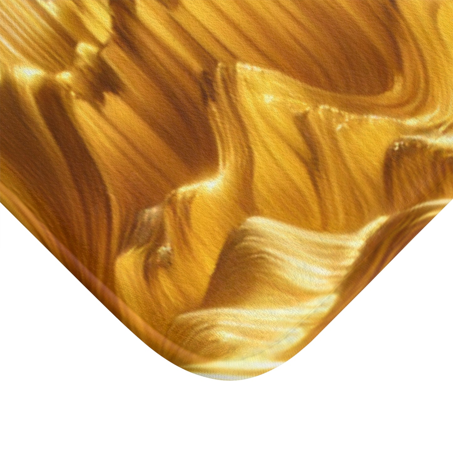 Waves of Gold Bath Mat