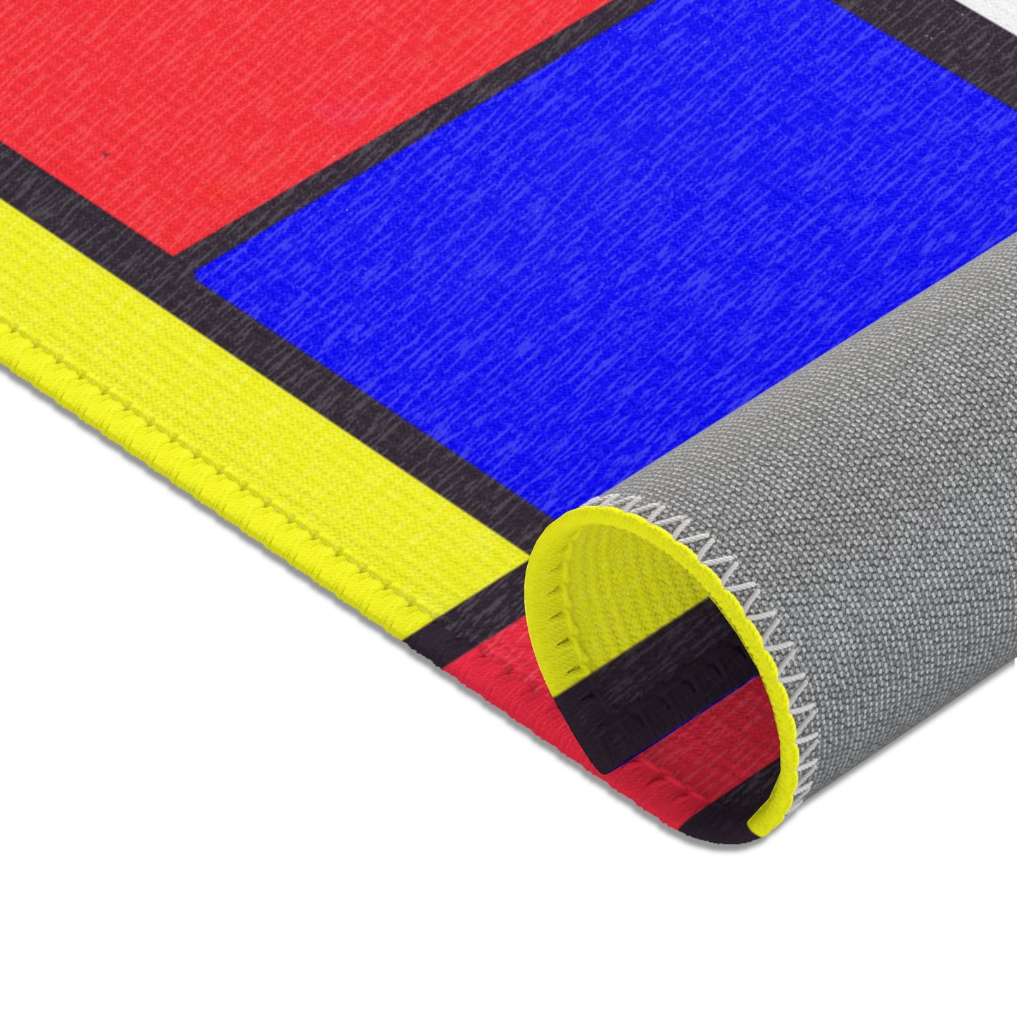 Color Block 60s Area Rug