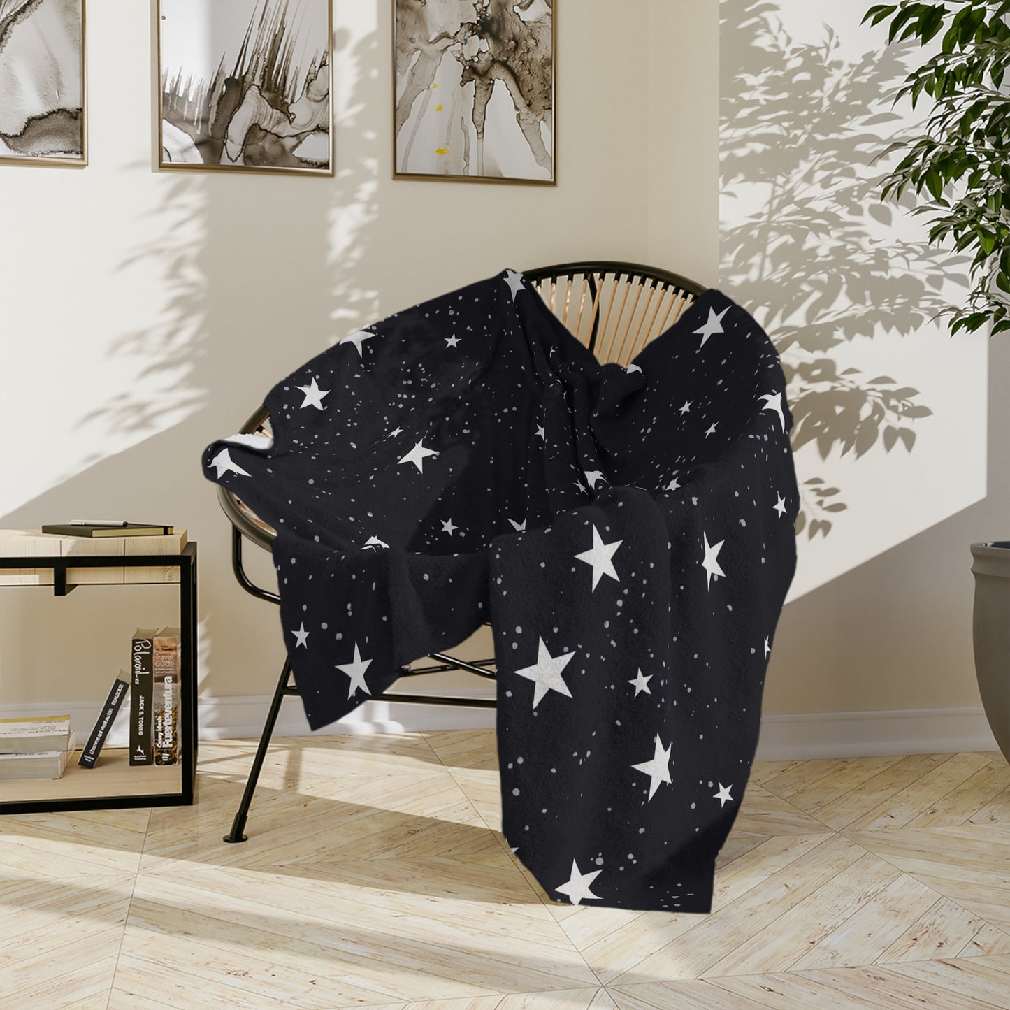 Under the Stars Velveteen Blanket