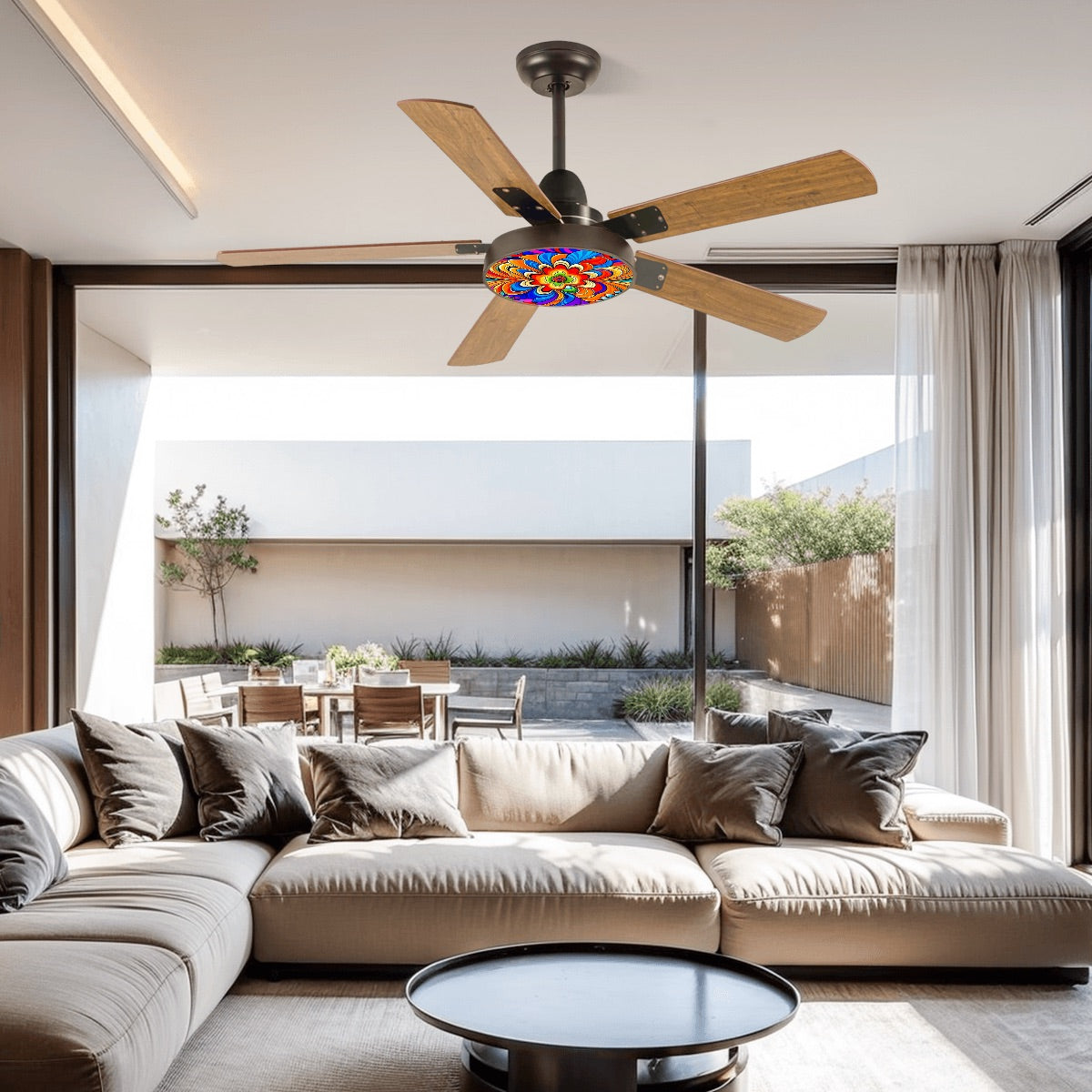 π Psychedelic 60s Ceiling Fan -- Retro Style, Modern Comfort π‘