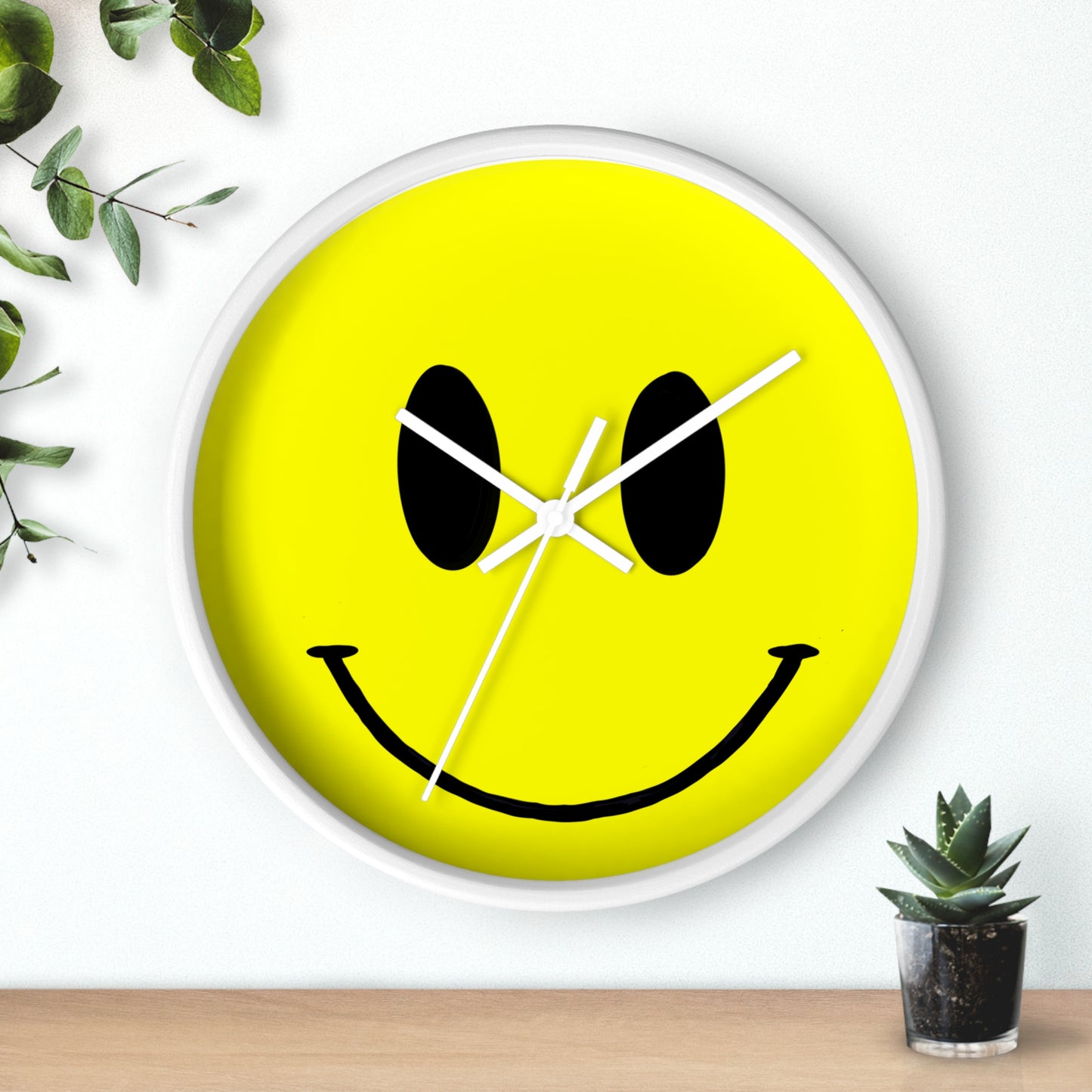Happy Face Wall Clock - Totally 80s edition