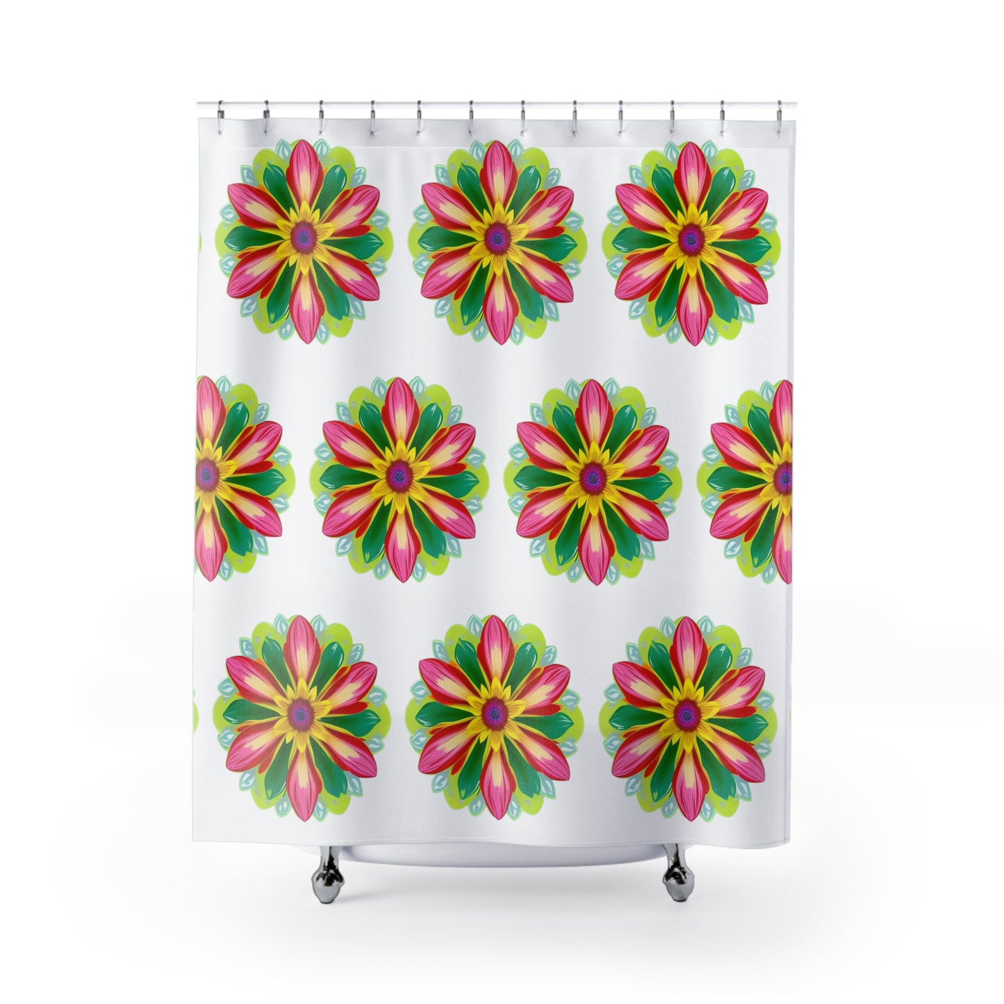 Flower Power Shower Curtain
