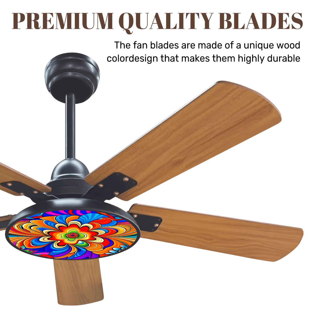 π Psychedelic 60s Ceiling Fan -- Retro Style, Modern Comfort π‘
