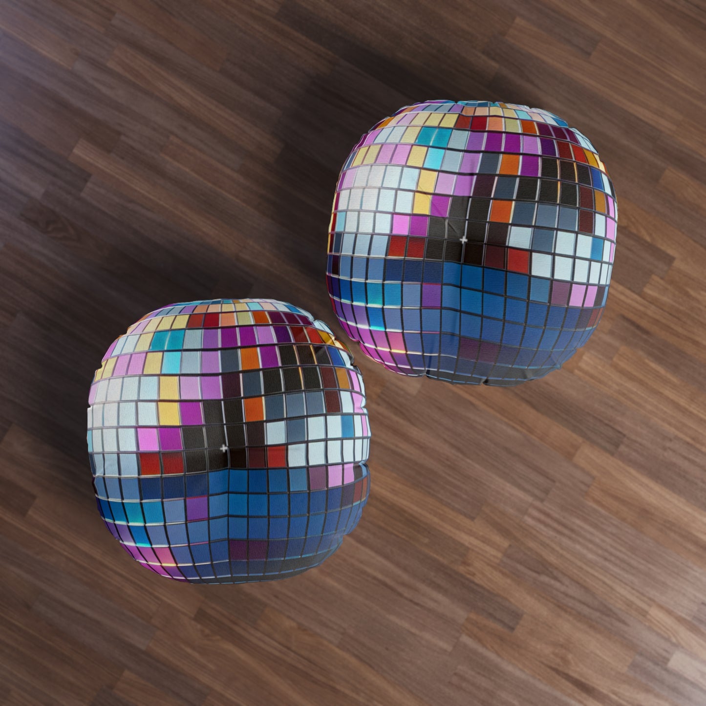 Disco Ball Tufted Floor Pillow