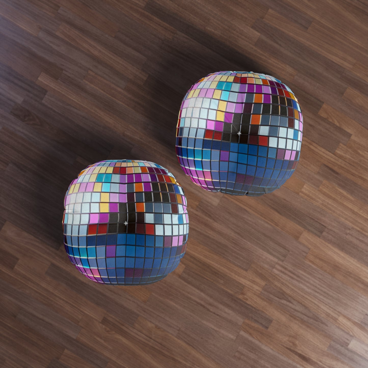 Disco Ball Tufted Floor Pillow