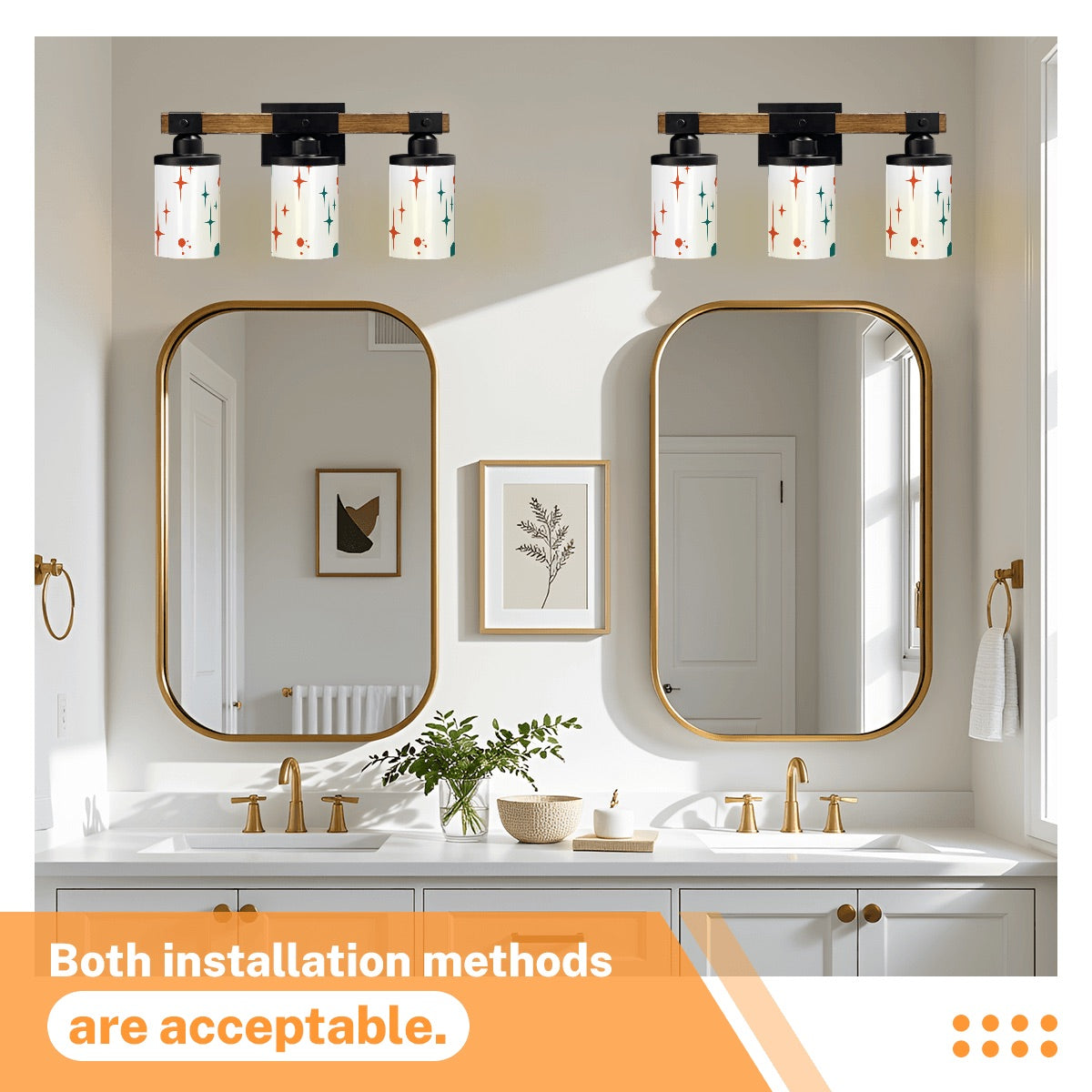 Starburst Vanity Light Fixture π«