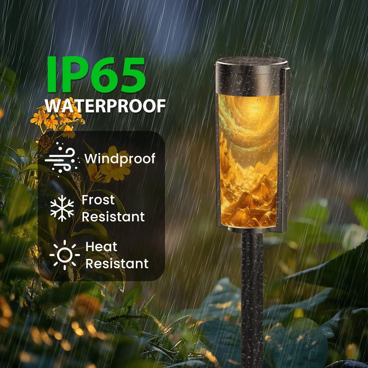 Waves of Gold Outdoor Solar Lights ππ