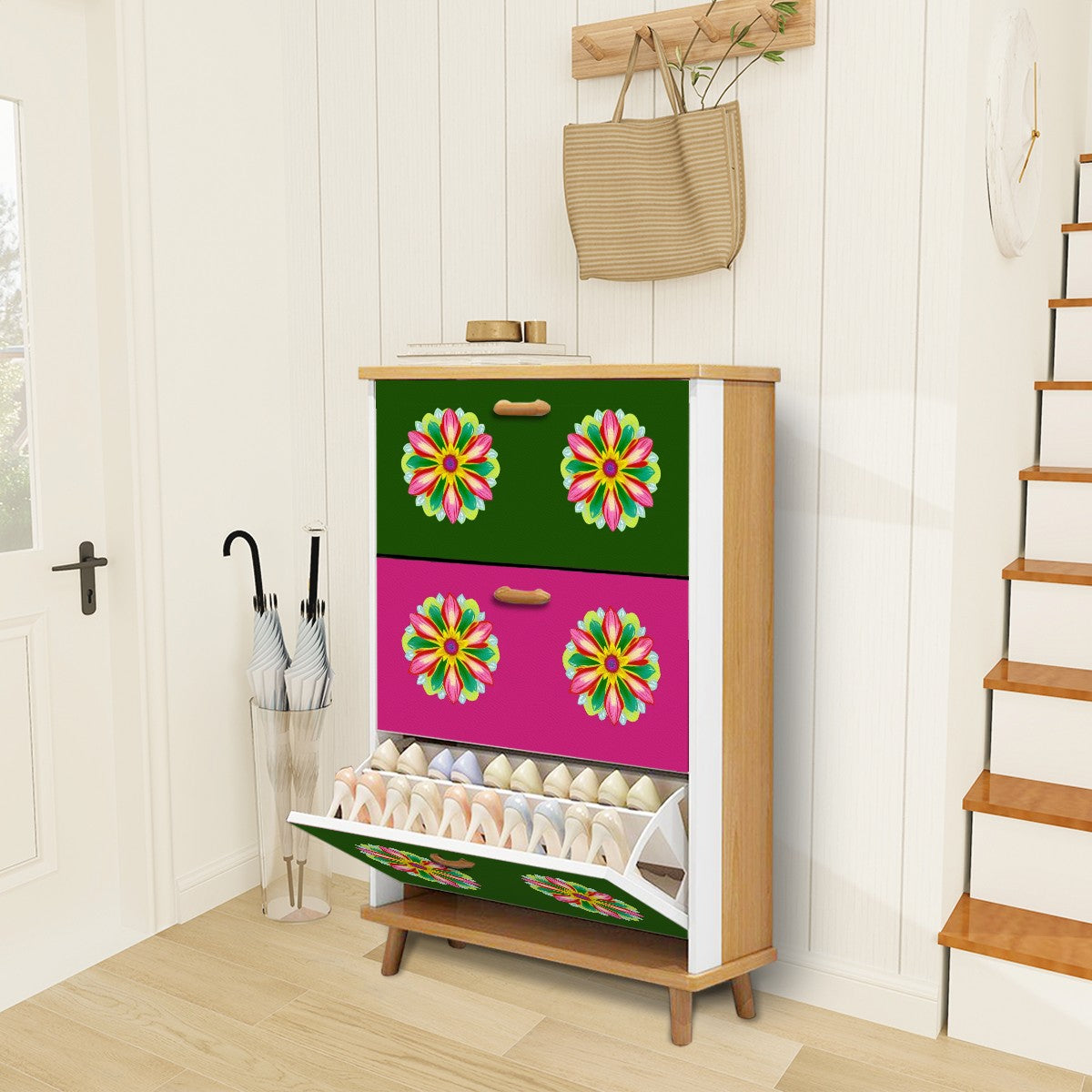 ๐ธ Flower Power Shoe Cabinet ๐ธ
