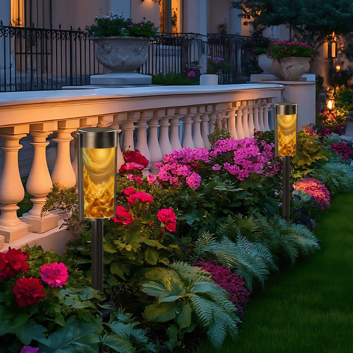Waves of Gold Outdoor Solar Lights ππ