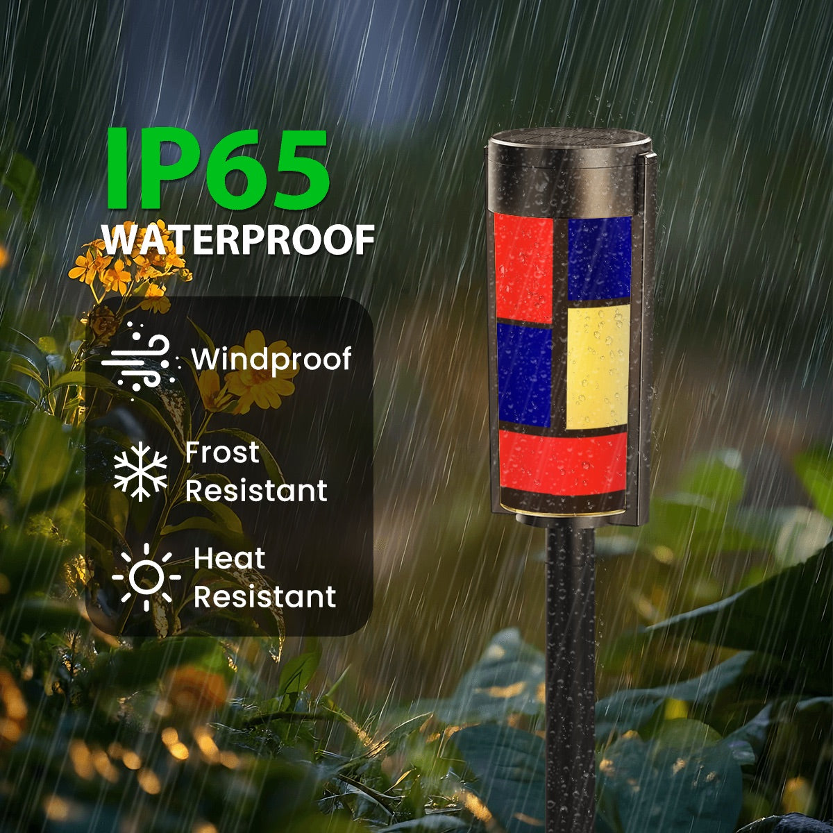 ๐ Color Block Outdoor Solar Lights โ๏ธ