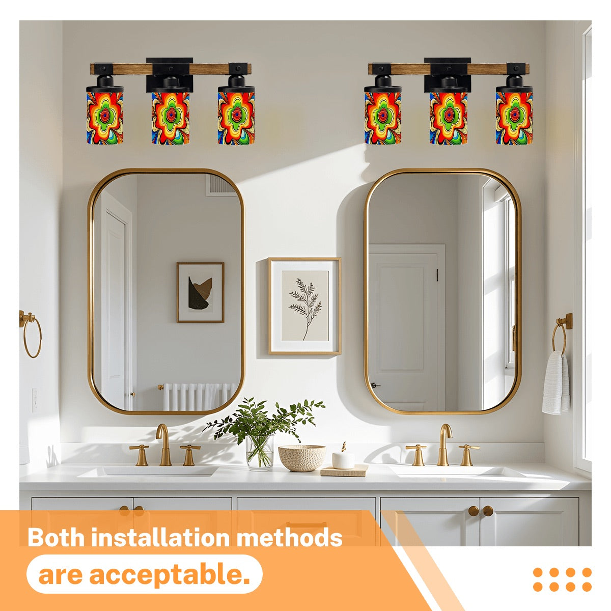 ๐ผ Psychedelic 60s Vanity Fixture ๐ผ