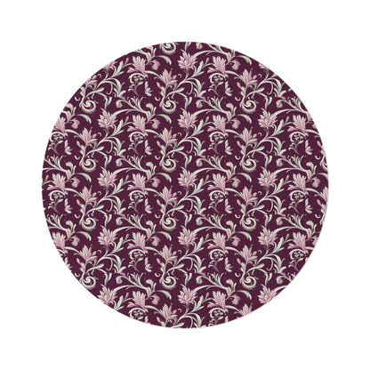 French Rococo Round Rug