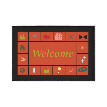 Mid Century Modern Floor Mat