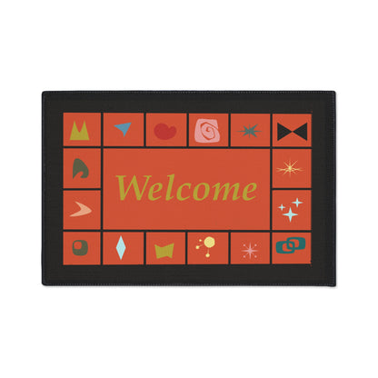 Mid Century Modern Floor Mat