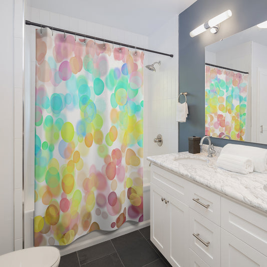 Bokeh Lights Shower Curtain