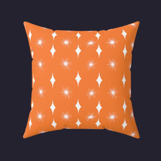 Starburst Pillow in Soft Faux Suede