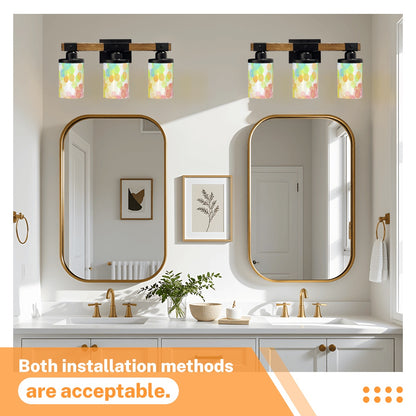 ✨ Retro Bokeh Vanity Light Fixture – Glow in Soft Focus ✨