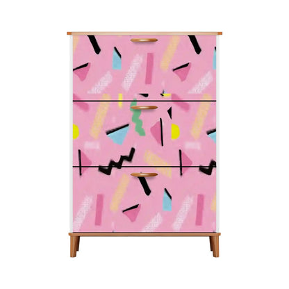 90s Saturday Morning TV Shoe Cabinet