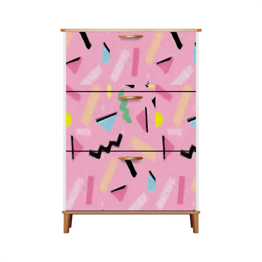 90s Saturday Morning TV Shoe Cabinet