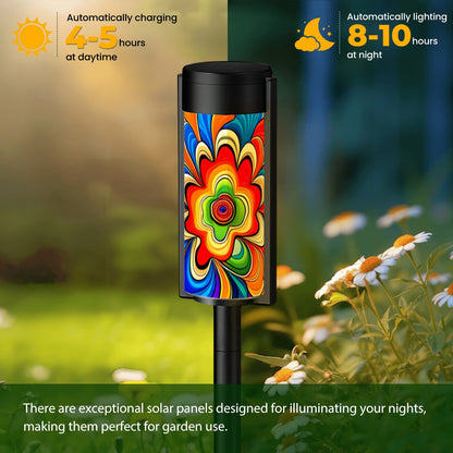 Psychedelic 60s Outdoor Solar Lights ✌️