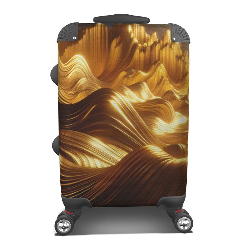 Waves of Gold Suitcase