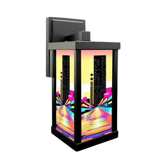 Neon Skyline Patio Wall Light