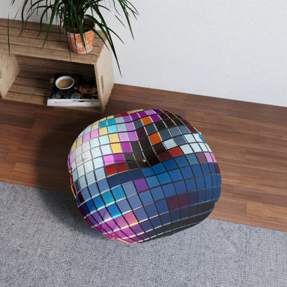 Disco Ball Tufted Floor Pillow