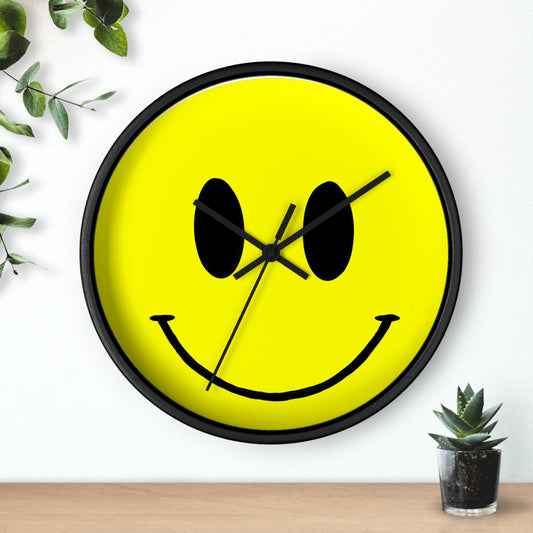 Happy Face Wall Clock - Totally 80s edition
