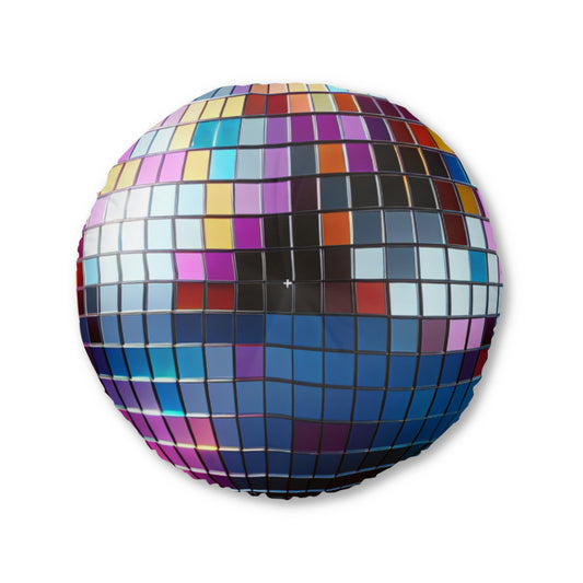 Disco Ball Tufted Floor Pillow