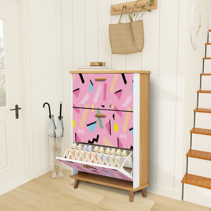 90s Saturday Morning TV Shoe Cabinet