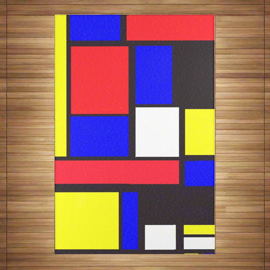 Color Block 60s  Area Rug