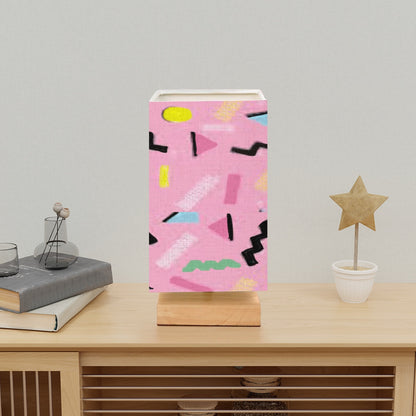 Saturday Morning Cartoons Square Table Lamp